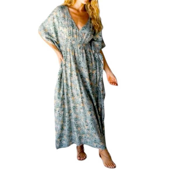 Natural Life Sanibel Kaftan Maxi Dress Size L/XL - Picture 3 of 10